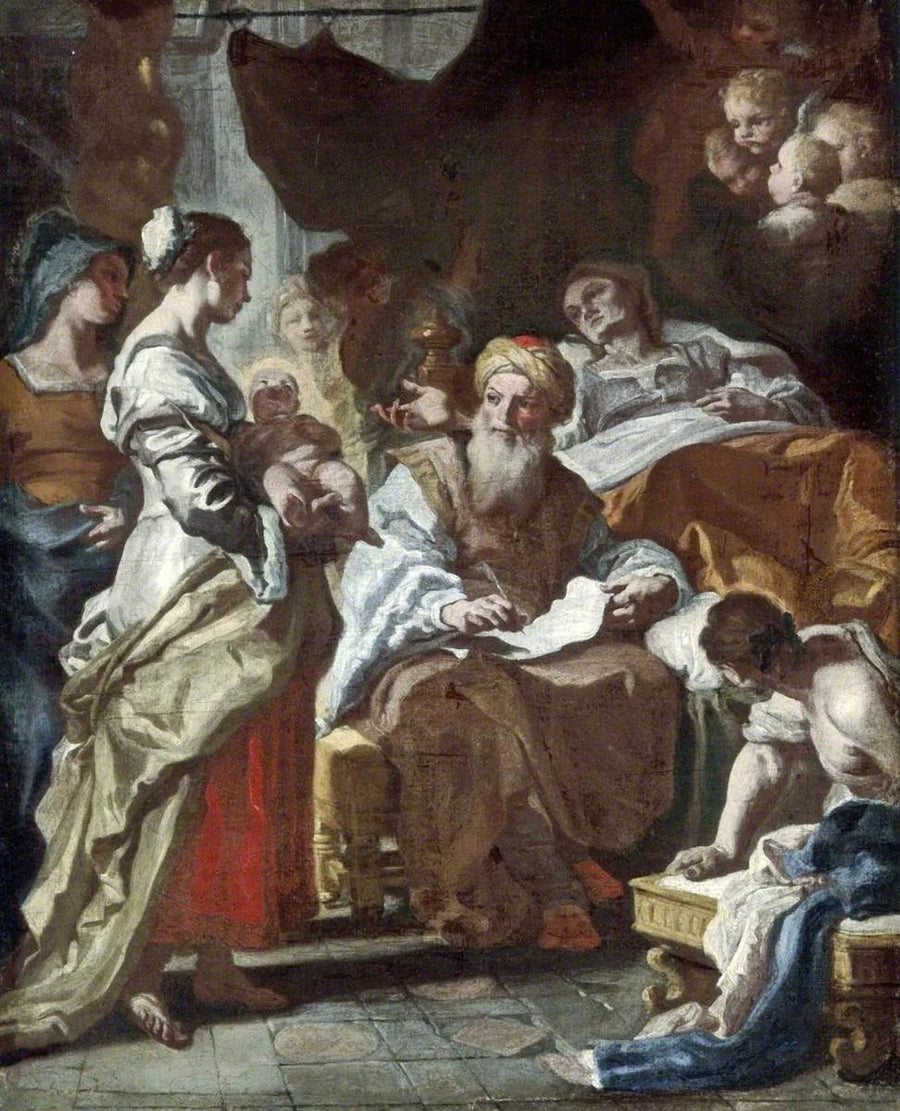 Julefremstillingen af Johannes Døberen - Francesco Solimena