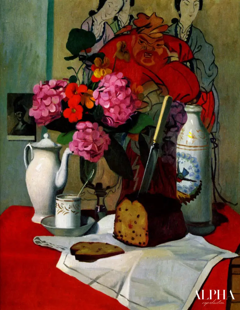 La nature morte dans la peinture chinoise - Félix Edouard Vallotton - Reproductions de tableaux et peintures haut de gamme