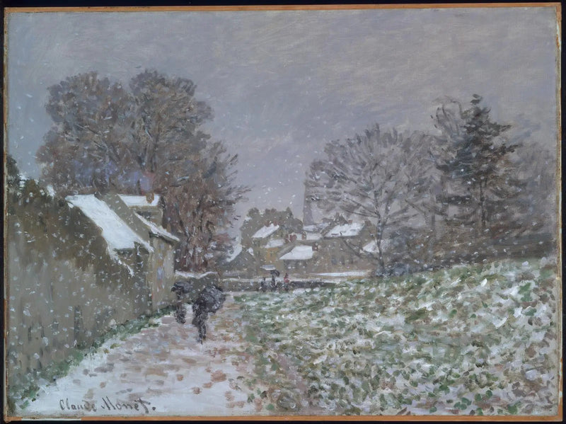 Sne i Argenteuil - Claude Monet