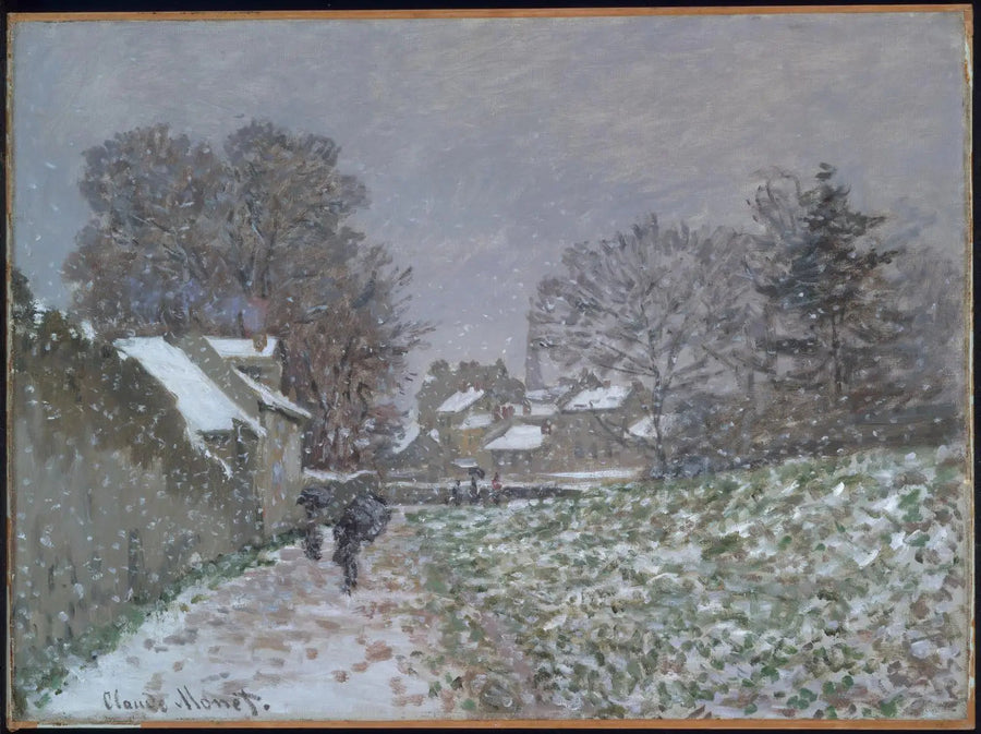 Sne i Argenteuil - Claude Monet