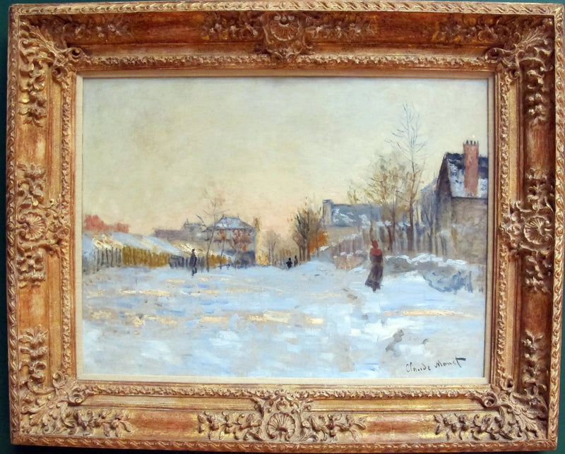 Sne i Argenteuil - Claude Monet