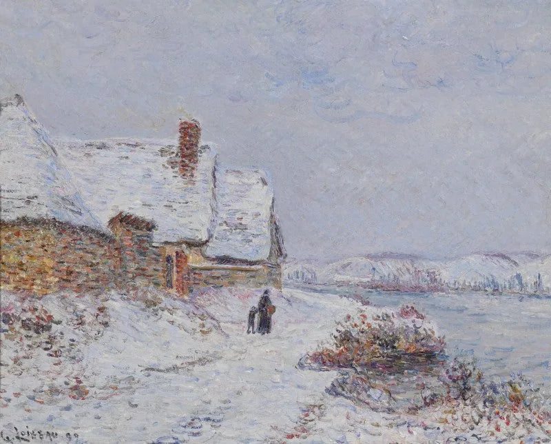 Snedækket Tournedos sur Seine - Gustave Loiseau