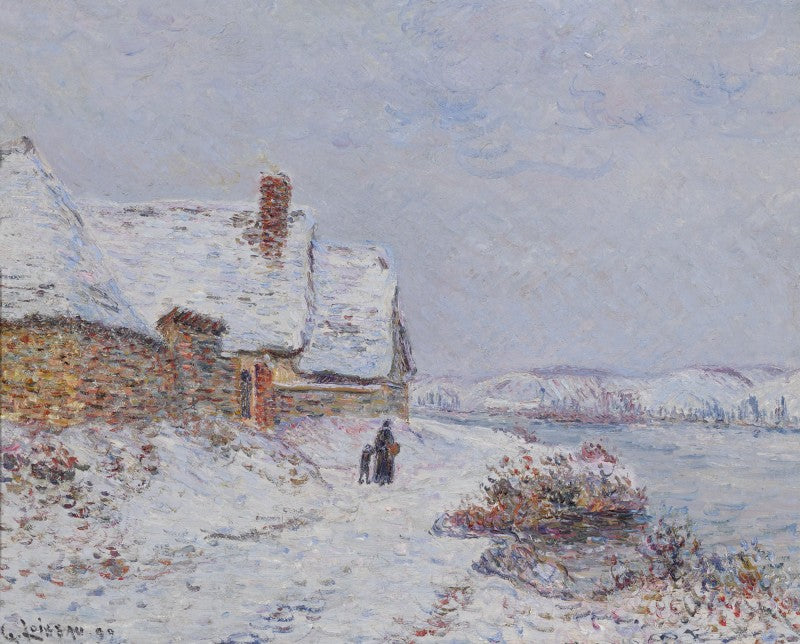 Snedækket Tournedos sur Seine - Gustave Loiseau