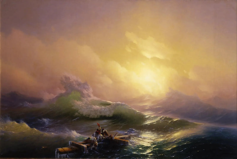 Den niende bølge - Ivan Aïvazovski