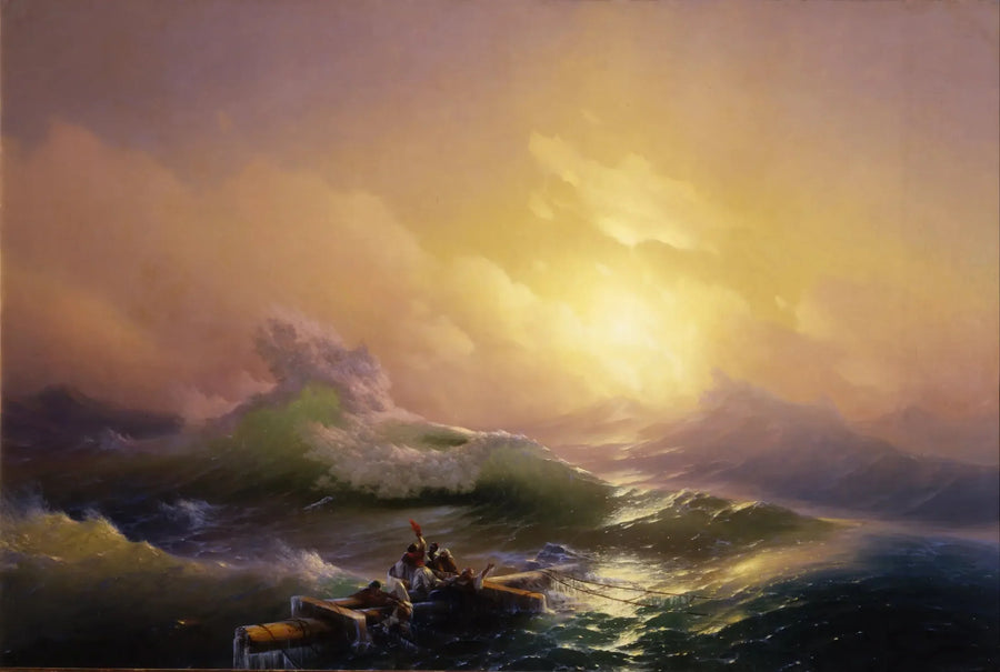 Den niende bølge - Ivan Aïvazovski