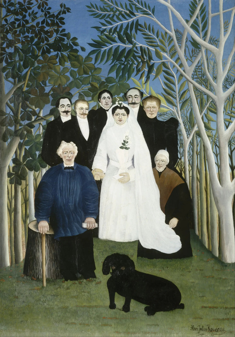 Brylluppet - Henri Rousseau