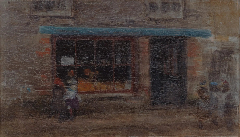 Den orange og blå note (Sweet Shop) - James Abbott McNeill Whistler