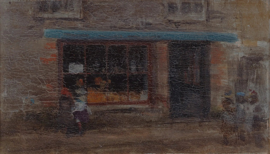 Den orange og blå note (Sweet Shop) - James Abbott McNeill Whistler