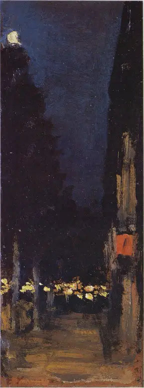 Natten (den 14. juli ?) - Édouard Vuillard