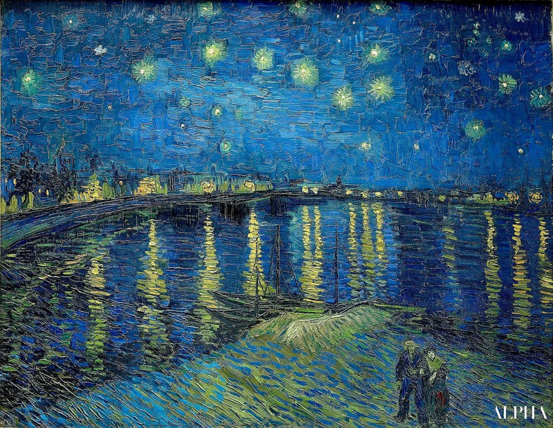 Den stjernebesatte nat over Rhône - Vincent van Gogh