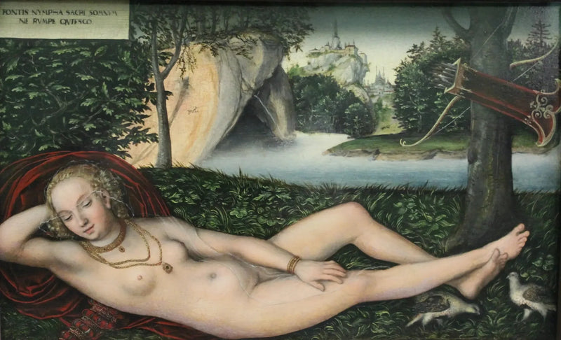 La Nymphe à la source - Lucas Cranach den Ældre