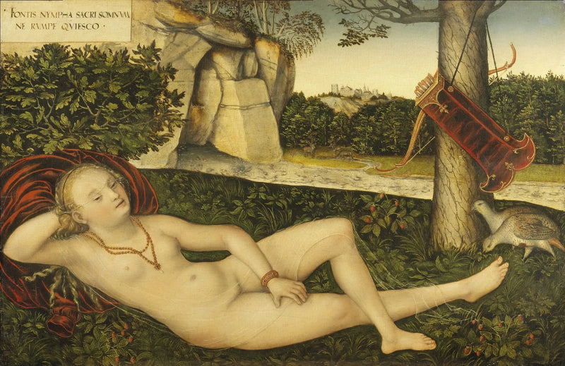 La Nymphe à la source - Lucas Cranach den Ældre