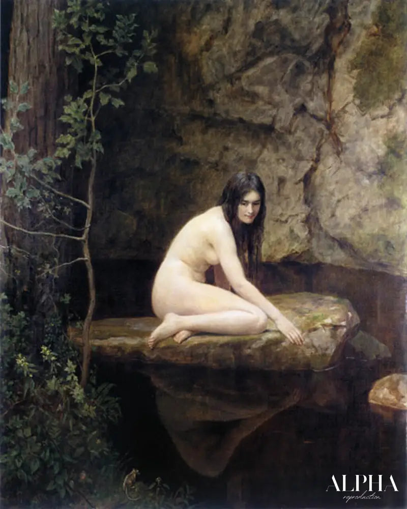 La nymphe d'eau de John Collier - Reproductions de tableaux et peintures haut de gamme