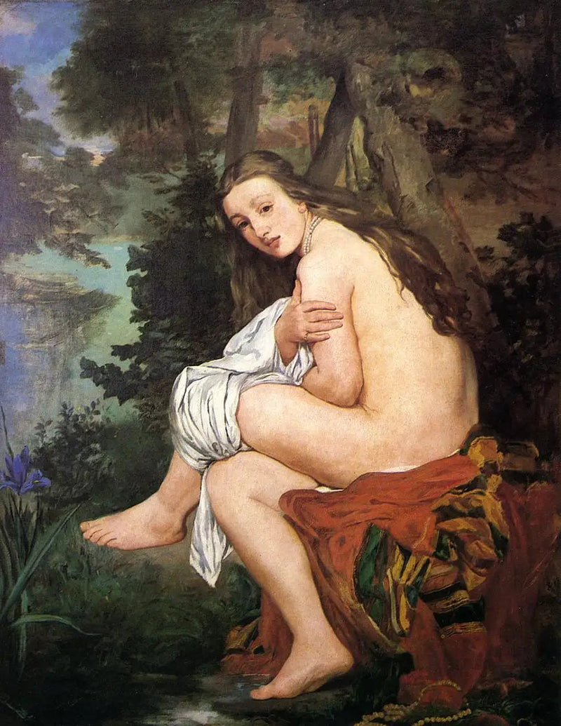 Nymfen overrasket - Édouard Manet