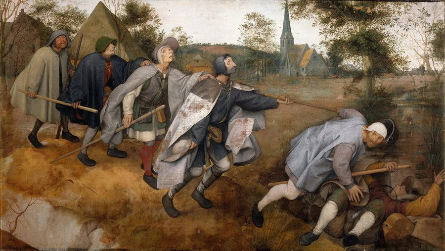 Den blinde mands lignelse - Pieter Brueghel den Ældre