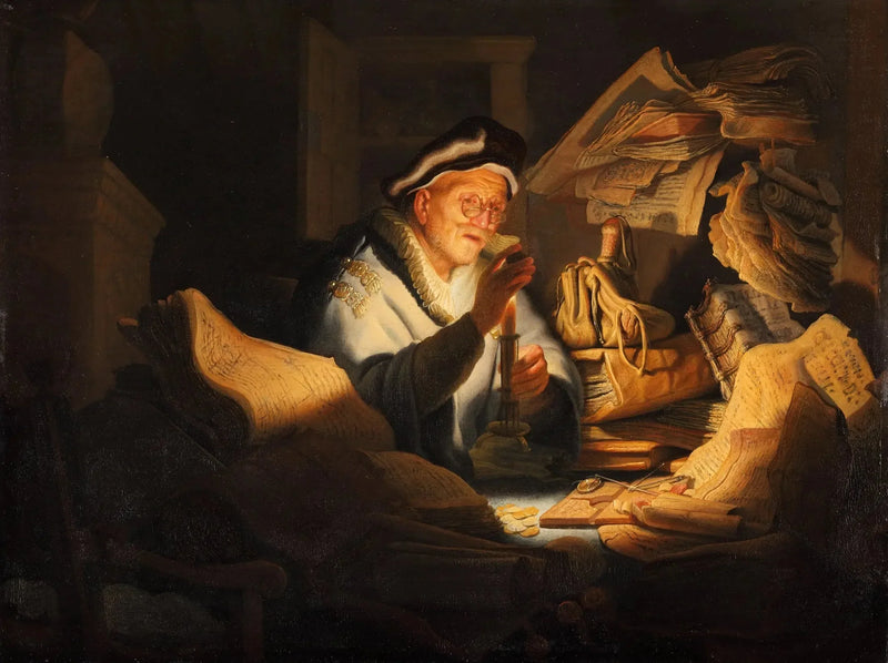 Den rige tåbes lignelse - Rembrandt
