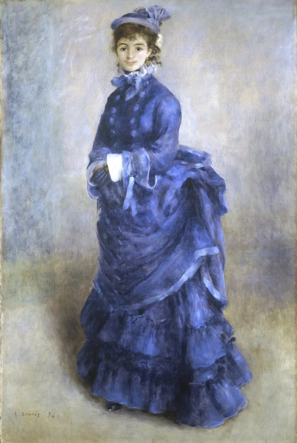 Reproduction du tableau « La Parisienne - Pierre-Auguste Renoir » par Alpha Reproduction en peinture à l’huile
