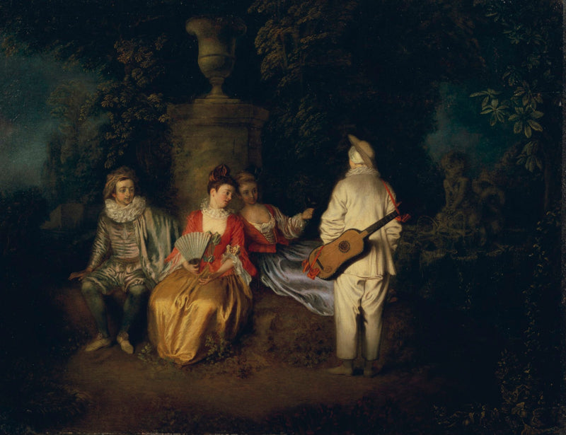 Den firkantede del - Antoine Watteau