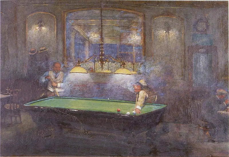 Billardspillet - Jean Béraud