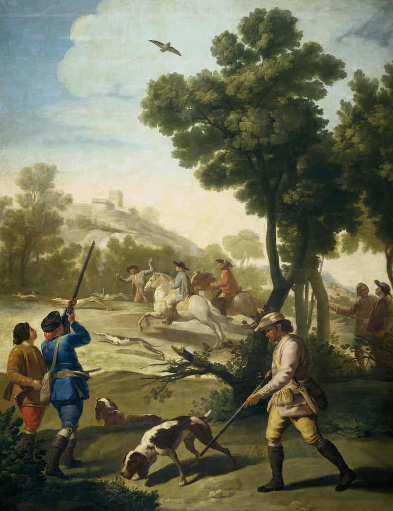 Jagtscenen - Francisco de Goya