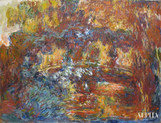 La passerelle japonaise - Claude Monet - Reproductions de tableaux et peintures haut de gamme