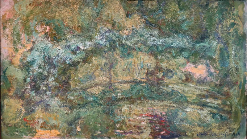 Broen over åkandebassinet - Claude Monet
