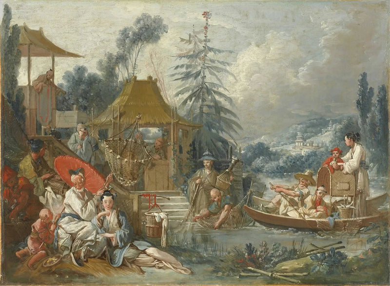 Den kinesiske fiskeri - François Boucher