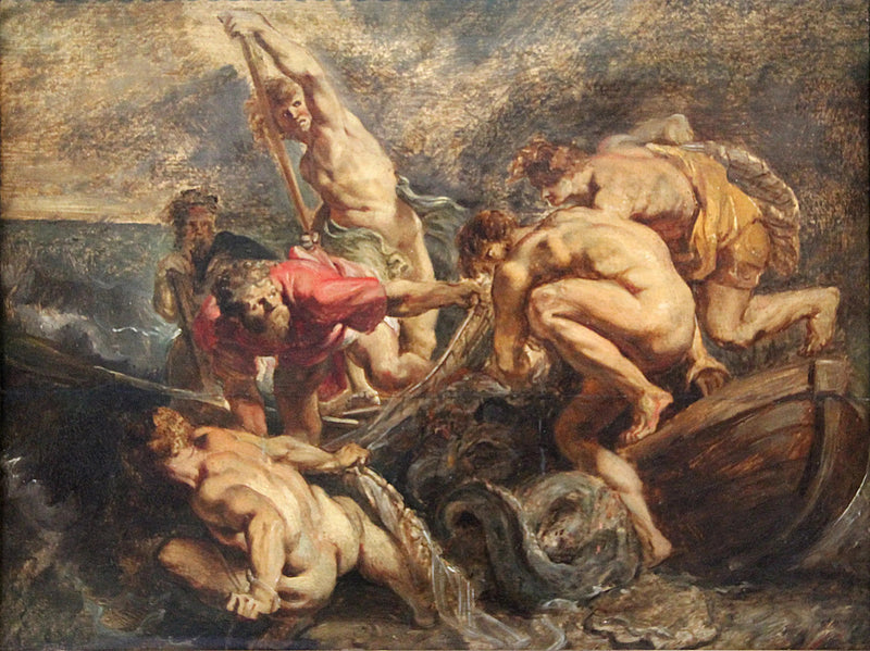 Den mirakuløse fiskeri - Peter Paul Rubens