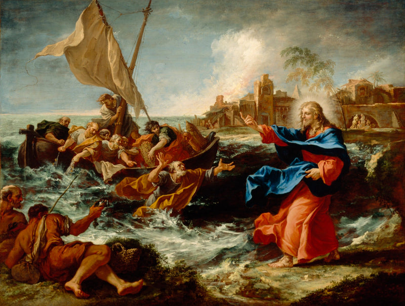 Det mirakuløse fiskeri - Sebastiano Ricci