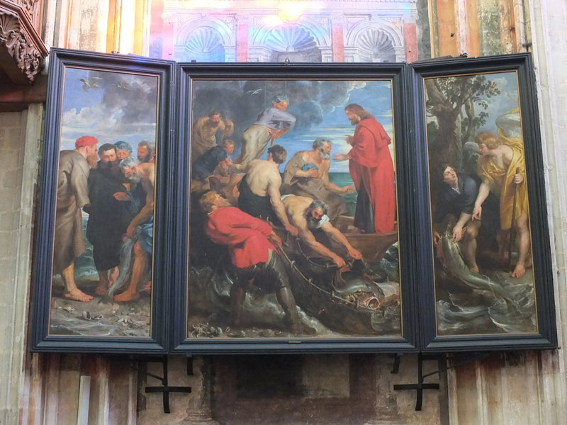 Den mirakuløse fiskeri, circa 1618-1619 - Peter Paul Rubens