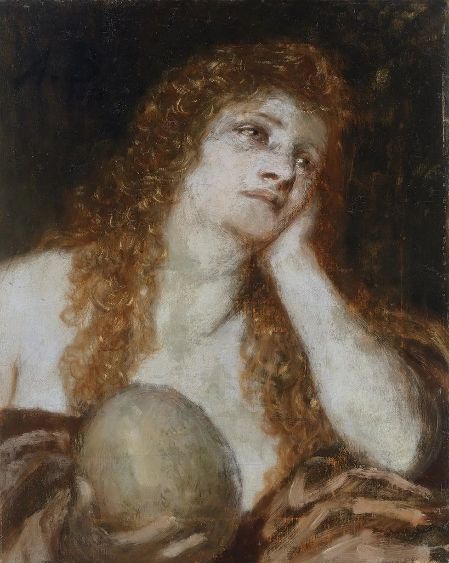 Marie-Madeleine, der gør bod - Arnold Böcklin