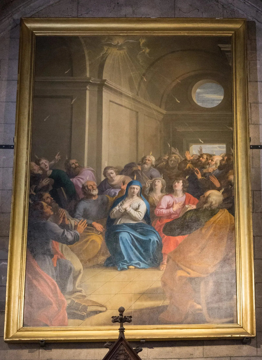 Pinsedag eller Helligåndens nedstigning - Philippe de Champaigne