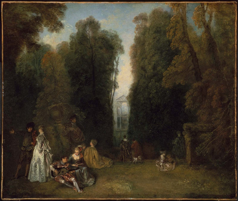Perspektivet - Antoine Watteau