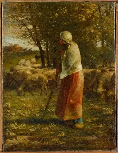 Den lille hyrde - Jean-François Millet