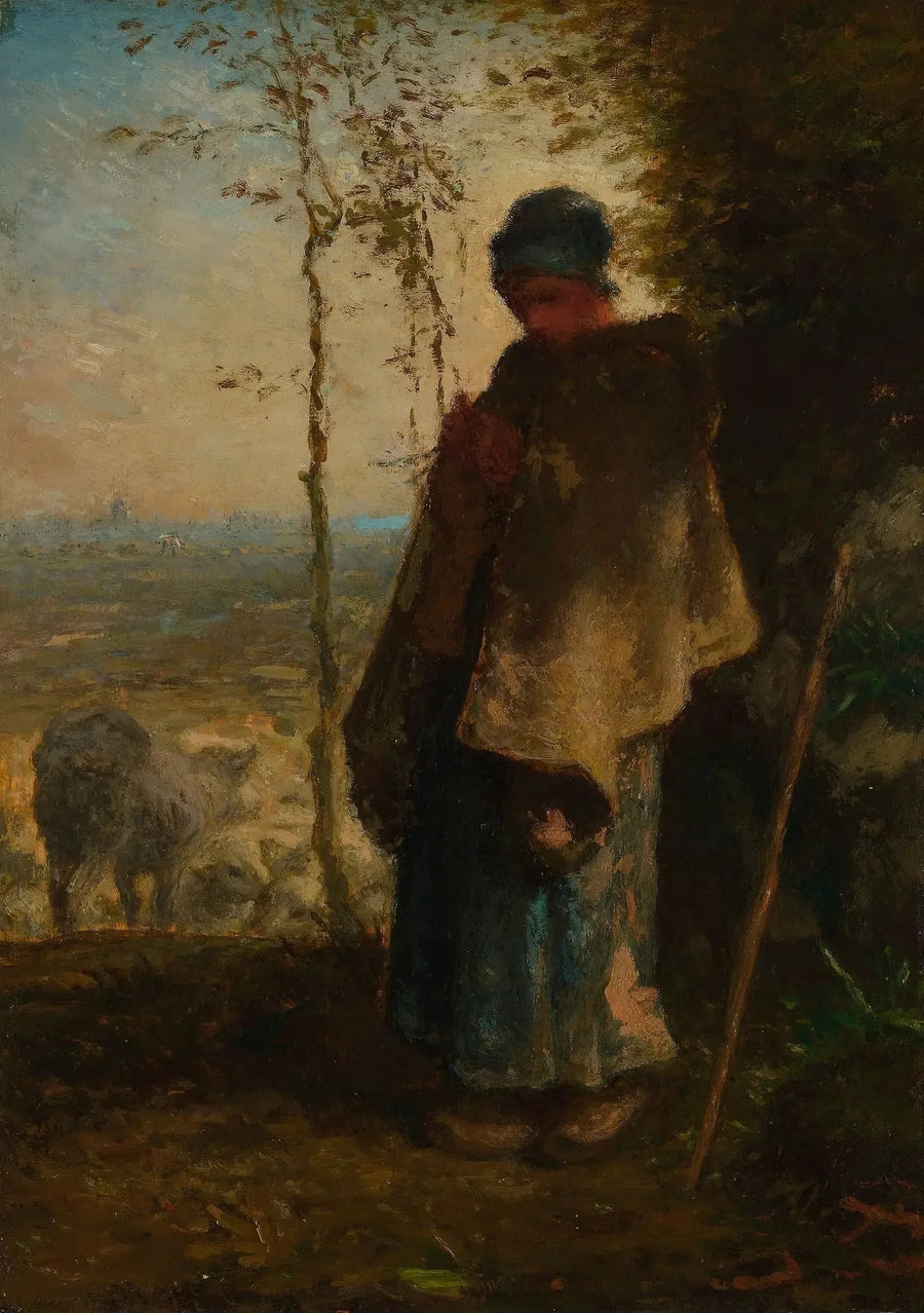 Den lille hyrde - Jean-François Millet