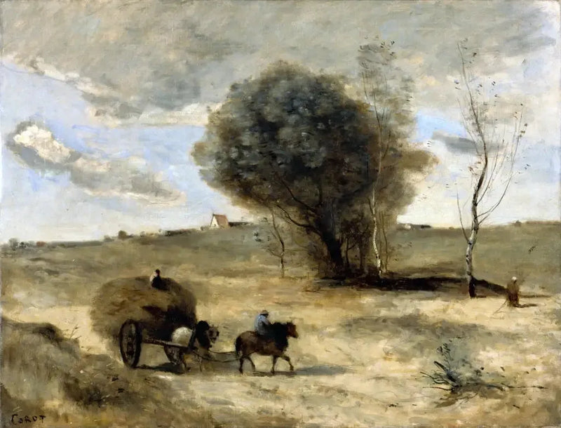 Den lille vogn i klitterne - Jean-Baptiste Camille Corot