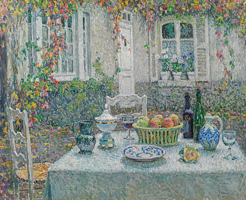 Den lille bord - Henri Le Sidaner