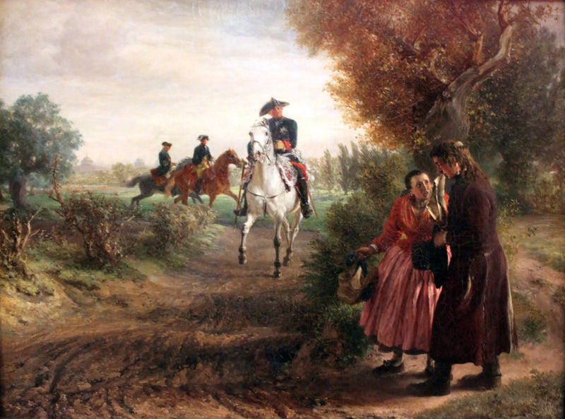 La petition - Adolph von Menzel