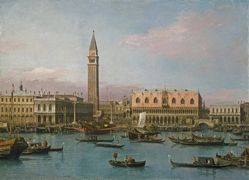 La Piazzetta og Bacino di San Marco - Canaletto