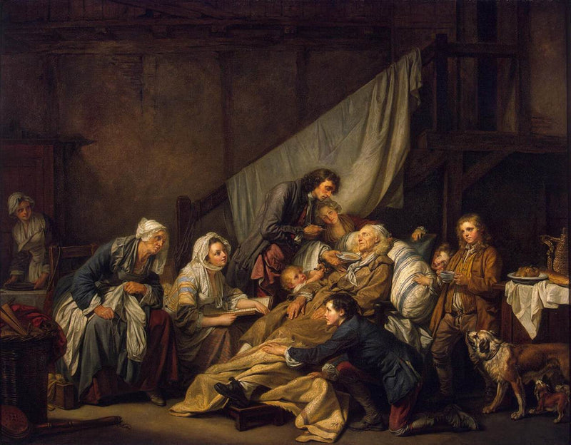 Den Faderlige Pietet - Jean-Baptiste Greuze