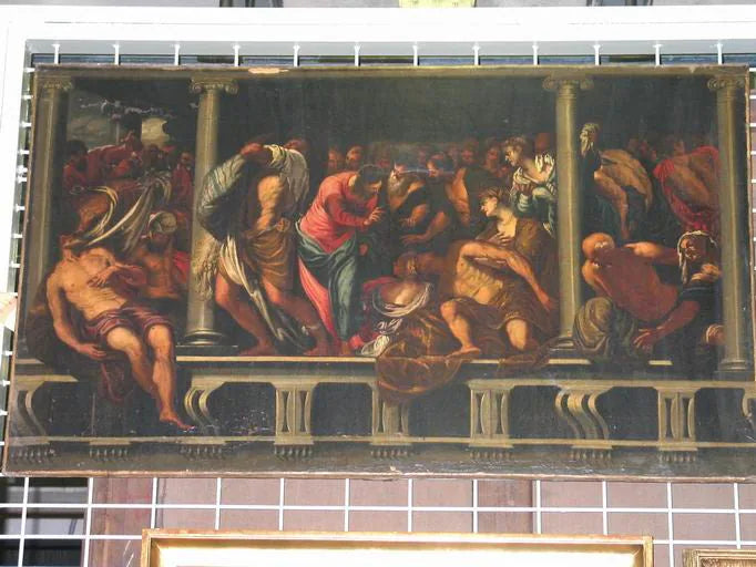 Den Probatiske Swimmingpool - Jacopo Tintoretto