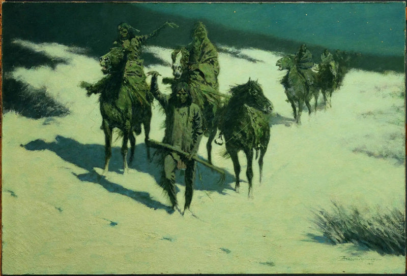 Den spore af den jernbeslåede hest - Frederic Remington