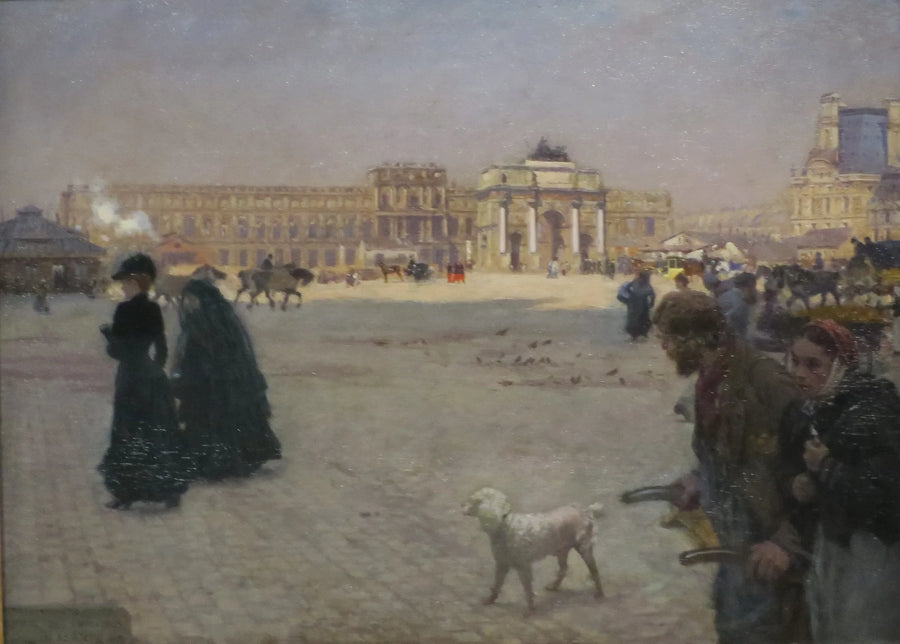 Pladsen ved Carrousel - Giuseppe De Nittis