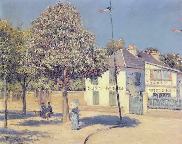 Markedspladsen (Promenaden i Argenteuil) - Gustave Caillebotte