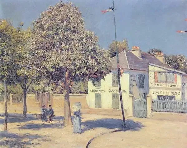 Markedspladsen (Promenaden i Argenteuil) - Gustave Caillebotte