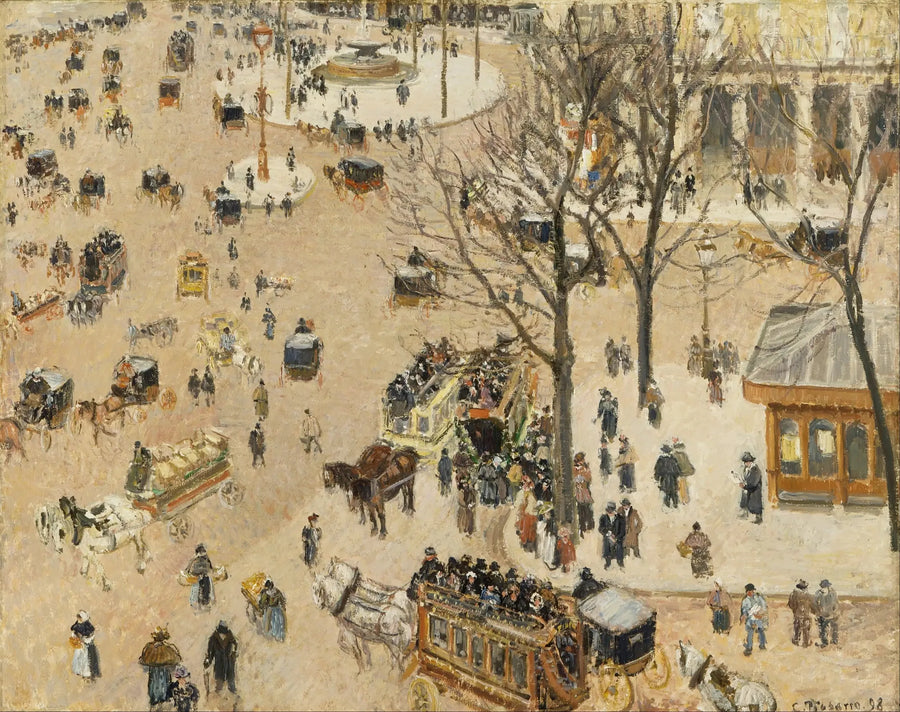 Teaterpladsen Engelsk - Camille Pissarro