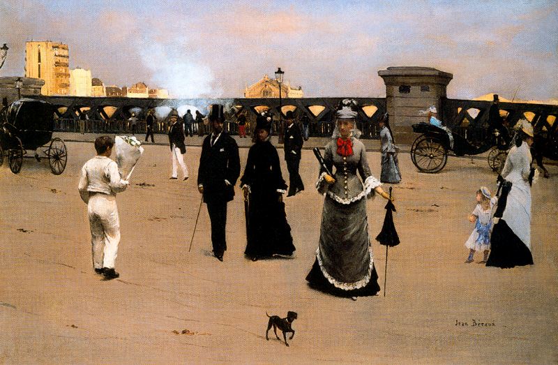 Pladsen og Europa-broen - Jean Béraud