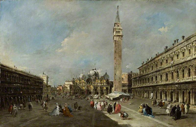 San Marco-pladsen, Venedig - Francesco Guardi