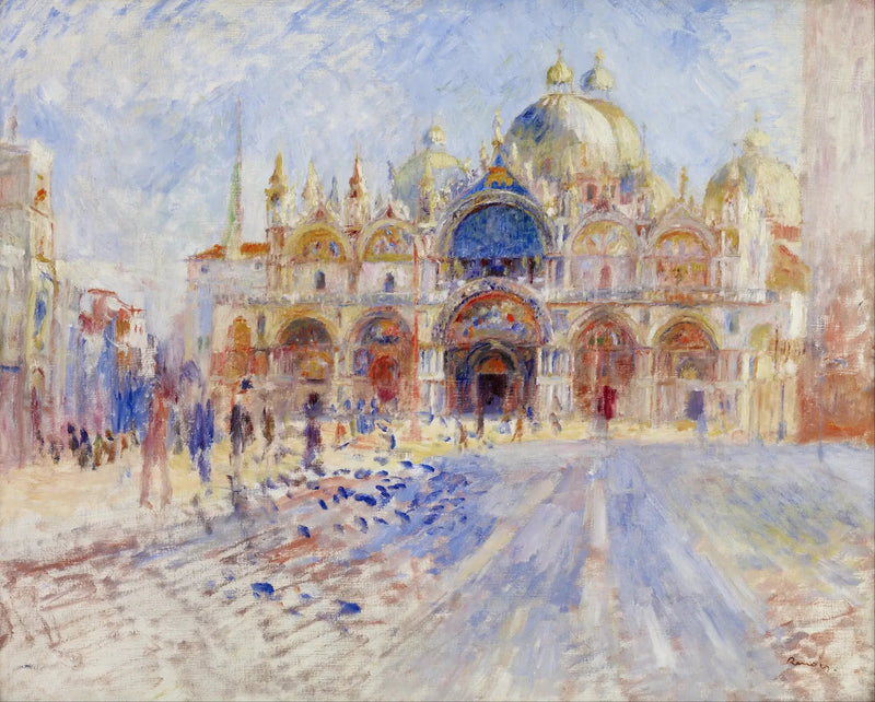 Markuspladsen, Venedig - Pierre-Auguste Renoir