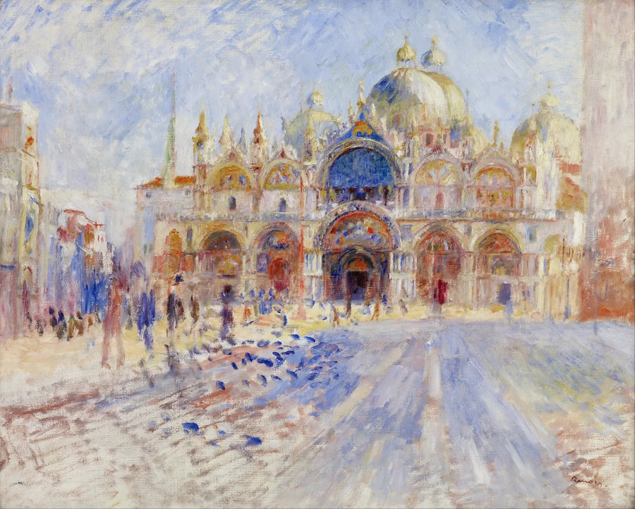 Markuspladsen, Venedig - Pierre-Auguste Renoir